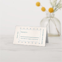 Custom Passover Modern Table Name Cards