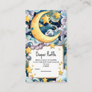 Custom Pastel Celestial Baby Shower Enclosure Card