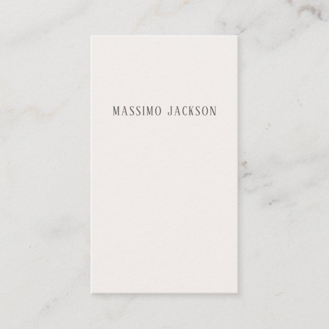 Custom pastel colour personalised minimalist name enclosure card (Front)