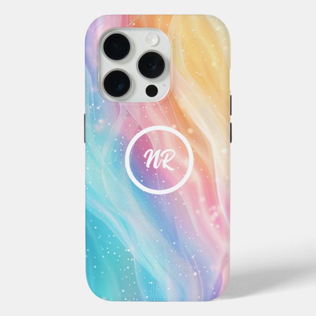 custom Pastel coloured iPhone case (Back)