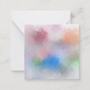 Custom Pastel Colours Abstract Blank Template
