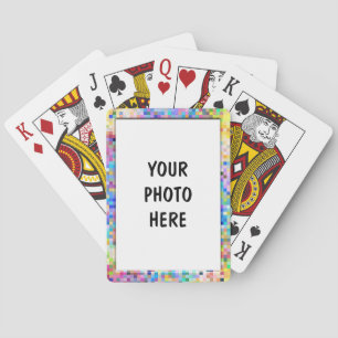 Custom Pastel Cubes - Bicycle Playing Cards