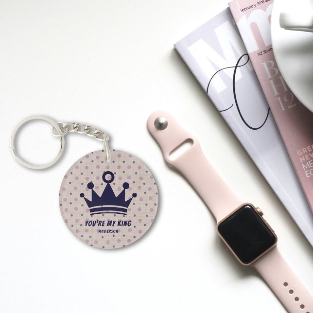 Custom pastel dots Keychain  (Creator Uploaded)