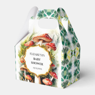 Custom Pastel Mushroom Baby Shower Favour Box