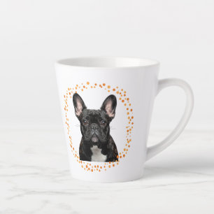 Custom pastel orange french bulldog mug Photo