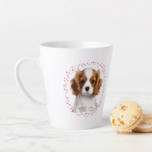 Custom pastel pink cavalier mug Photo Personalised