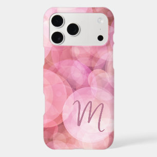 Custom Pastel Rose Blush Pink Bubbles Pattern