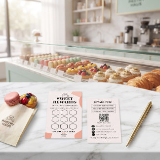 Custom Pastry Sweet Rewards Loyalty Card