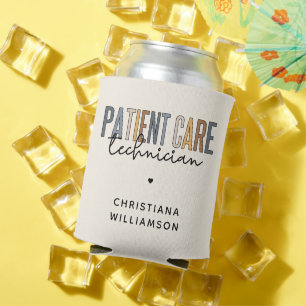Custom Patient Care Technician PCT Gifts Can Cooler