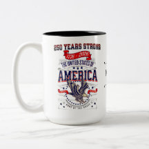 Custom Patriotic American 250 Years Anniversary
