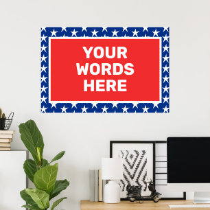 Custom Patriotic Poster