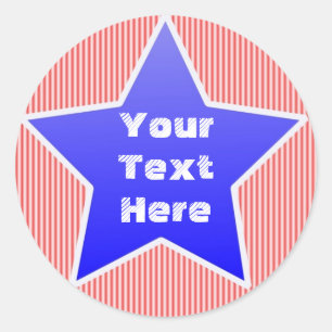 Custom Patriotic Stickers