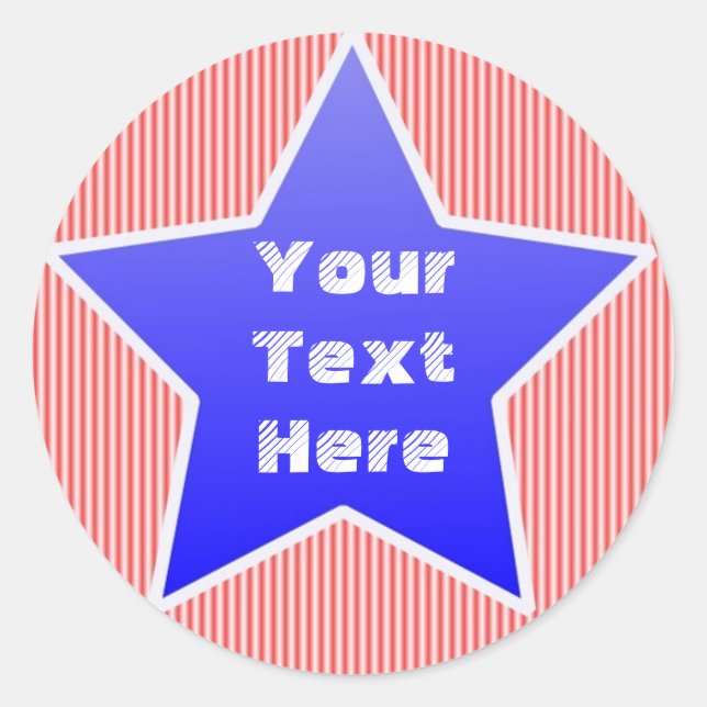 Custom Patriotic Stickers (Front)