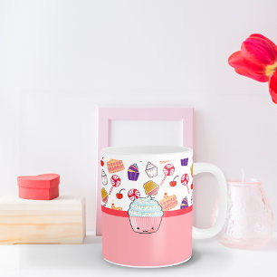 Custom pattern cupcakes Coffee Mug
