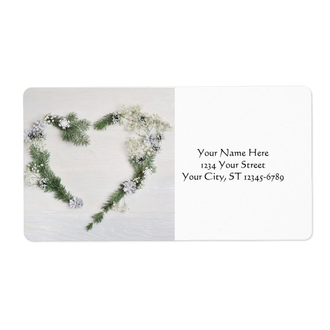 Custom Peace, Joy, and Love Heart (Front)