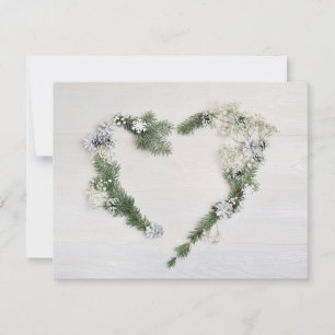 Custom Peace, Joy, and Love Heart Card