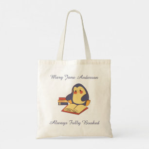 Custom Penguin Reading Tote Bag • Fully Booked