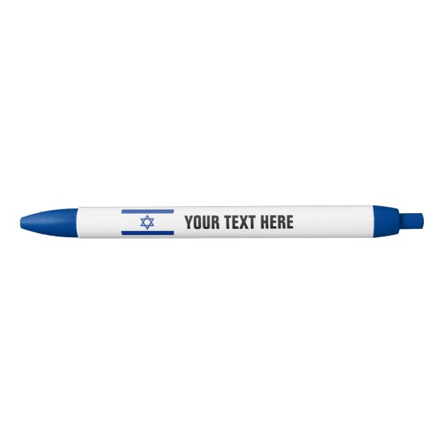 Custom pens with Israelian flag of Israel (Front)