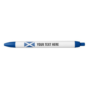 Custom pens with Scottish flag of Scotland