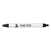 Custom pens with tennis player silhouette logo