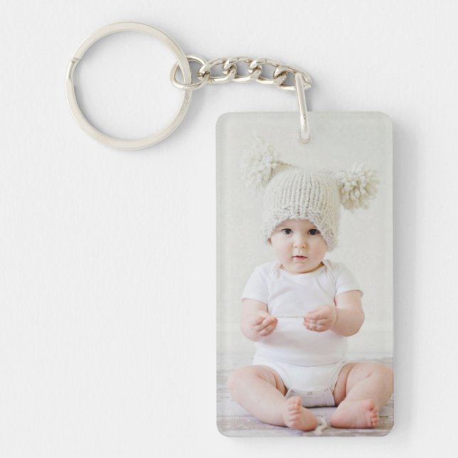 Custom personal photo key ring (Front)