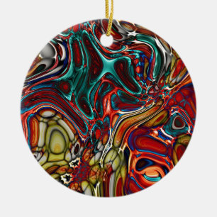 custom personalise Business Service Desk office Ceramic Tree Decoration