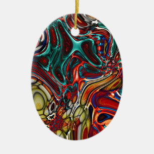 custom personalise Business Service Desk office Ceramic Tree Decoration