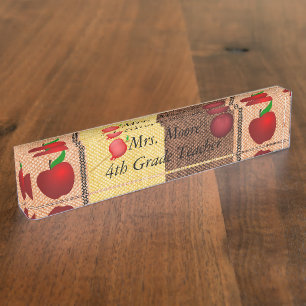 custom personalise Business Service Desk office Nameplate