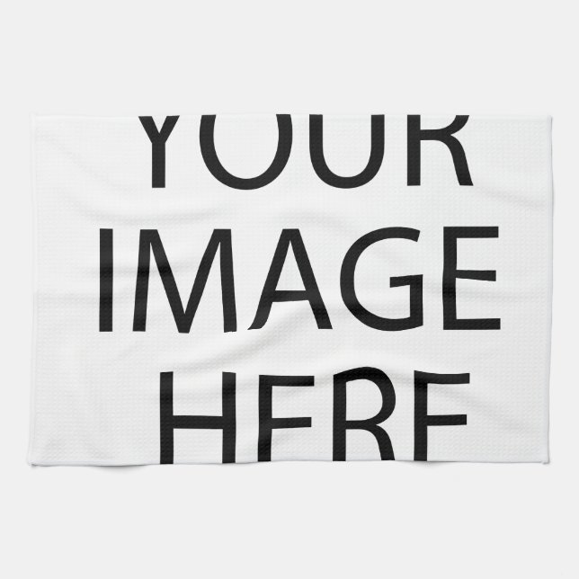 custom personalise do it yourself Anniversaries Tea Towel (Horizontal)