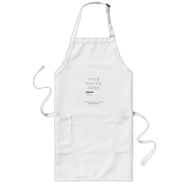Custom Personalise Long Apron (Front)