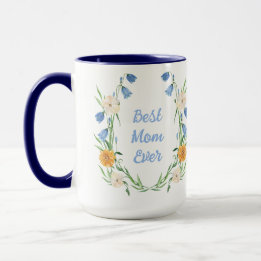 Custom Personalise Mother's Day Floral  Mug