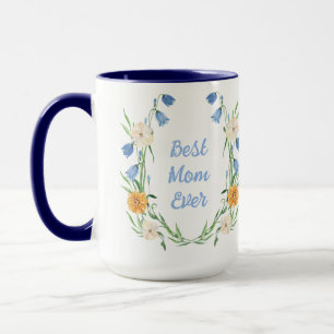 Custom Personalise Mother's Day Floral  Mug