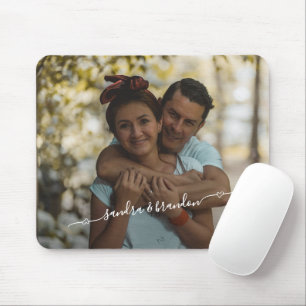 Custom Personalise Photo And Names Design Mouse Pad