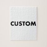 Custom Personalised 110 Piece 10" x 8" Portrait Jigsaw Puzzle<br><div class="desc">Make, design, create your own custom Jigsaw Puzzle (110 Piece) 10" x 8", portrait orientated. Gift box included with custom jigsaw design printed on top. Personalised jigsaw puzzle for birthday, Christmas gifts, and for friends and family who would love a personalised jigsaw puzzle of a photograph or picture that really...</div>