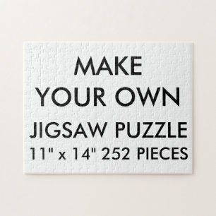 Custom Personalised 11"x14" Jigsaw Puzzle 252 Pc.