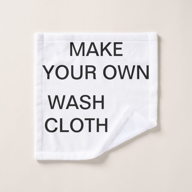 Custom Personalised 13" x 13" Wash Cloth (Wash Cloth)