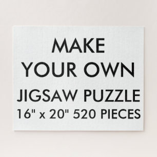 Custom Personalised 16"x20" Jigsaw Puzzle 520 Pc.