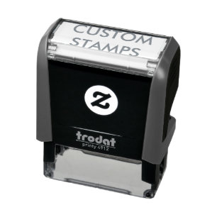 Custom Personalised 1.8" x 0.65" Self-inking Stamp