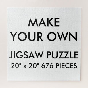 Custom Personalised 20"x20" Jigsaw Puzzle 676 Pc.