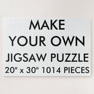 Custom Personalised 20"x30" Jigsaw Puzzle 1014 Pc.