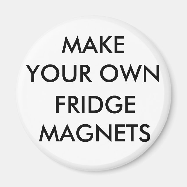 Custom Personalised 2.25 Round Refrigerator Magnet (Front)