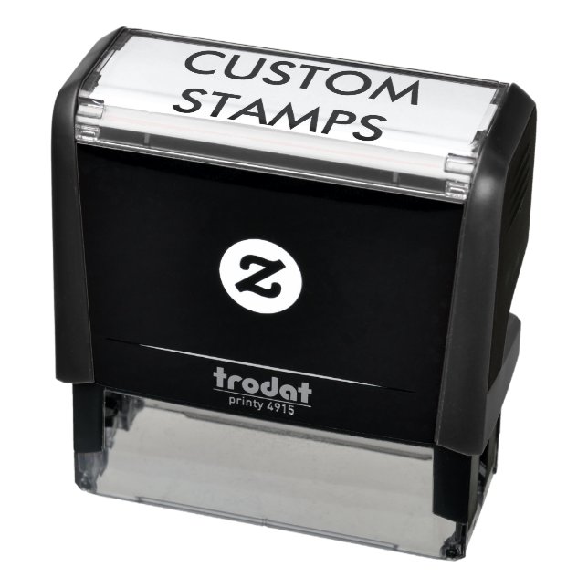 Custom Personalised 2.65" x 0.9" Self-inking Stamp (Product)
