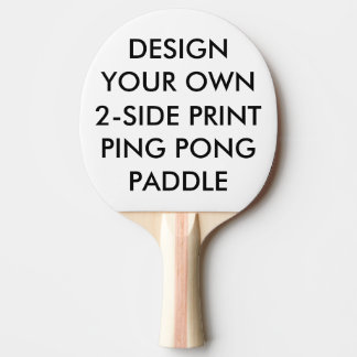 Custom Personalised 2-Sided Print Ping Pong Paddle