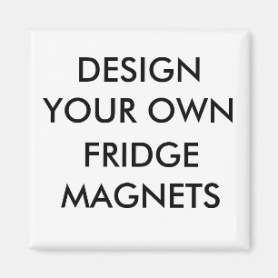 Custom Personalised 2" Square Refrigerator Magnet