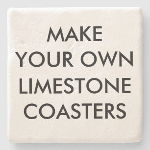 Custom Personalised 4" Limestone Stone Coaster