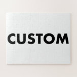 Custom Personalised 56 Piece 16" x 20" Landscape Jigsaw Puzzle<br><div class="desc">Make, design, create your own custom Jigsaw Puzzle (56 Piece) 16" x 20", landscape orientated. Kids jigsaw puzzle with larger pieces. Gift box included with custom jigsaw design printed on top. Personalised jigsaw puzzle for birthday, Christmas gifts, and for friends and family who would love a personalised jigsaw puzzle of...</div>
