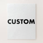 Custom Personalised 56 Piece 20" x 16" Portrait Jigsaw Puzzle<br><div class="desc">Make, design, create your own custom Jigsaw Puzzle (56 Piece) 20" x 16", portrait orientated. Kids jigsaw puzzle with larger pieces. Gift box included with custom jigsaw design printed on top. Personalised jigsaw puzzle for birthday, Christmas gifts, and for friends and family who would love a personalised jigsaw puzzle of...</div>