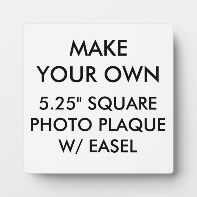 Custom Personalised 5.25" Square Photo Plaque (Front)