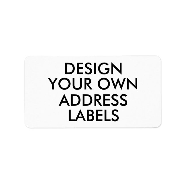 Custom Personalised 6871 Address Labels (Front)