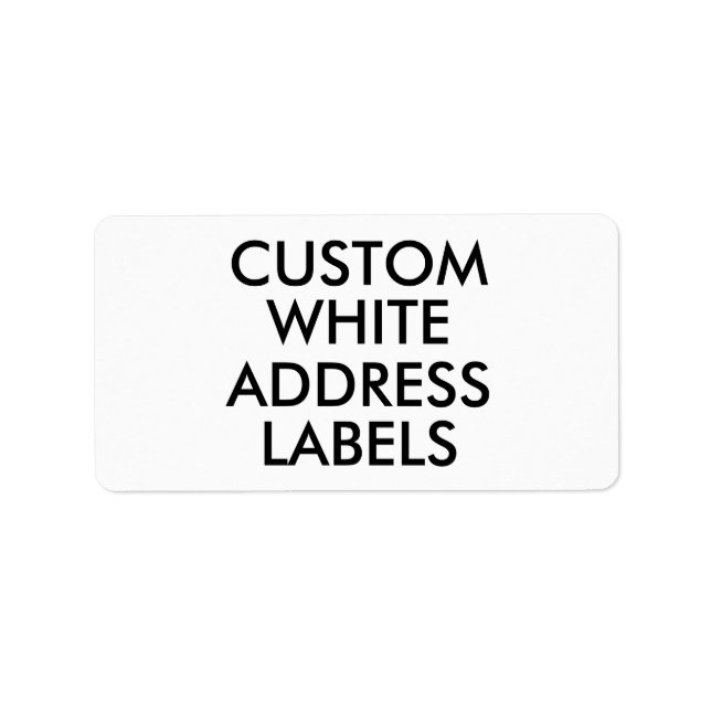 Custom Personalised 6871 Address Labels (Front)